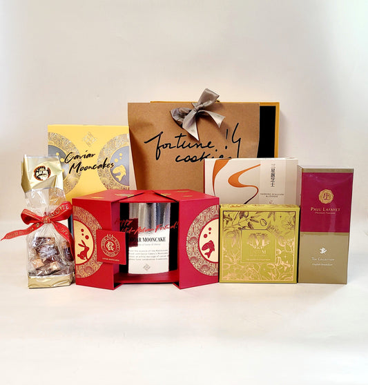 Starry Wishes Hamper with Royal Caviar Club Mooncakes