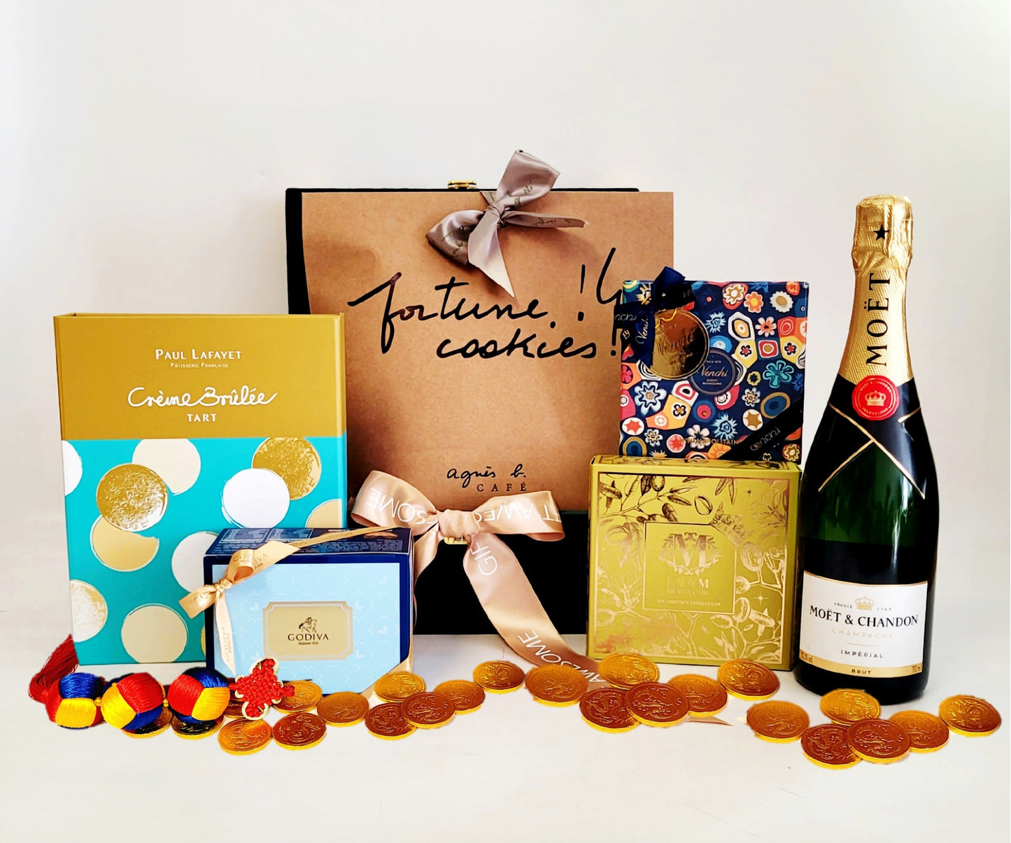 Fortune Gourmet New Year Hamper with Moet