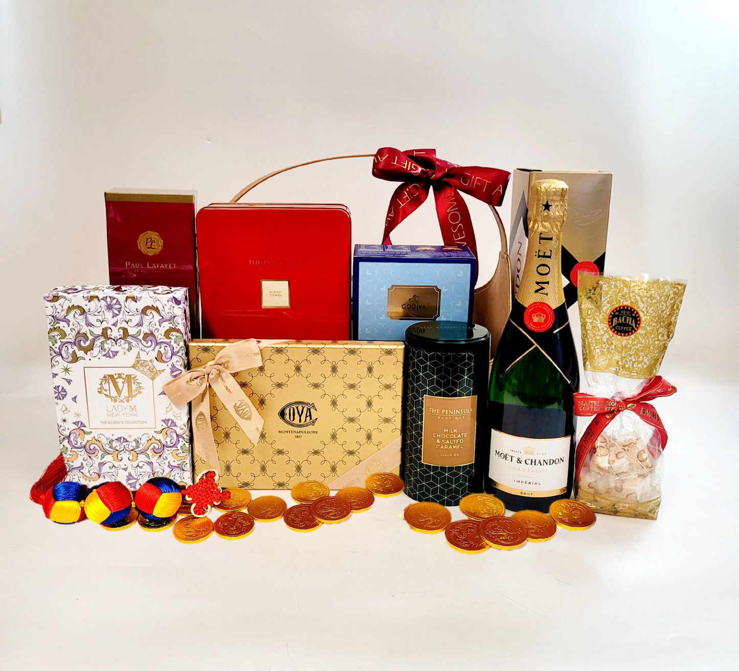 Golden Joy New Year Gift Hamper with Moet