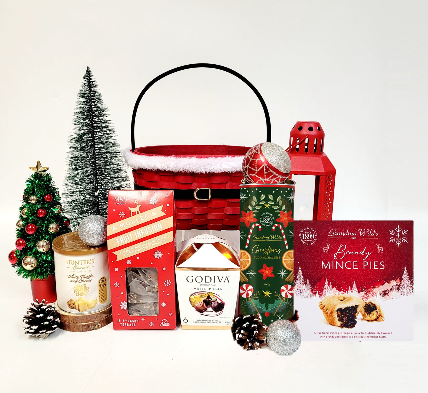 Santa Belt Christmas Basket