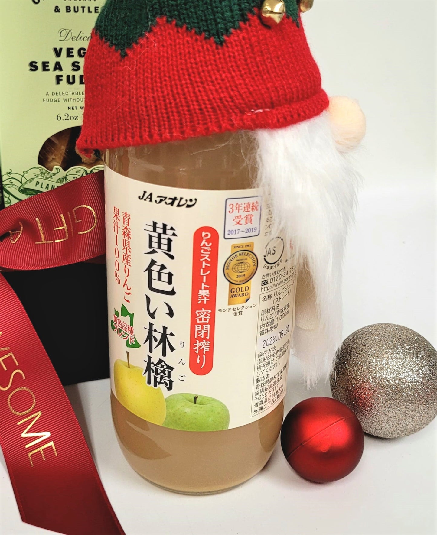 節日祝福連果汁禮籃