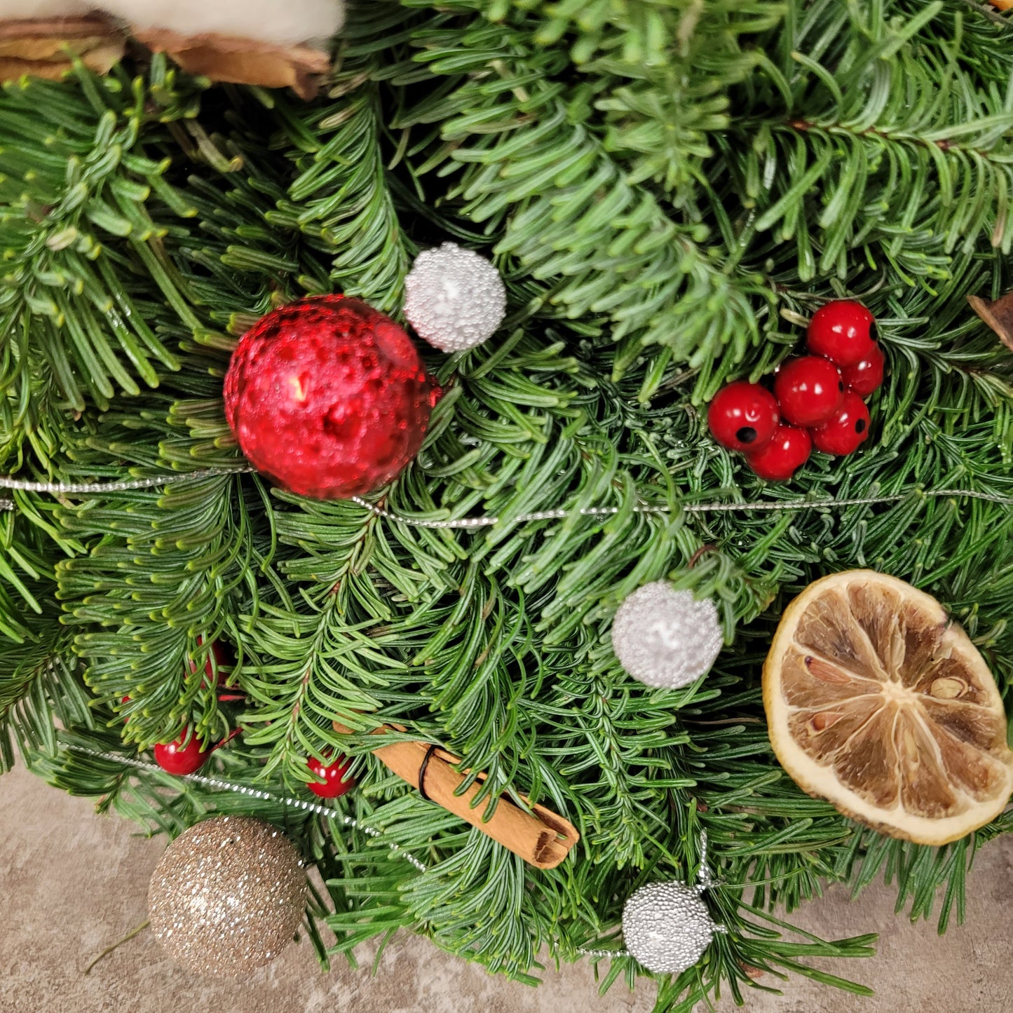 Christmas Mini Nobel Fir Tree with Dried Fruit