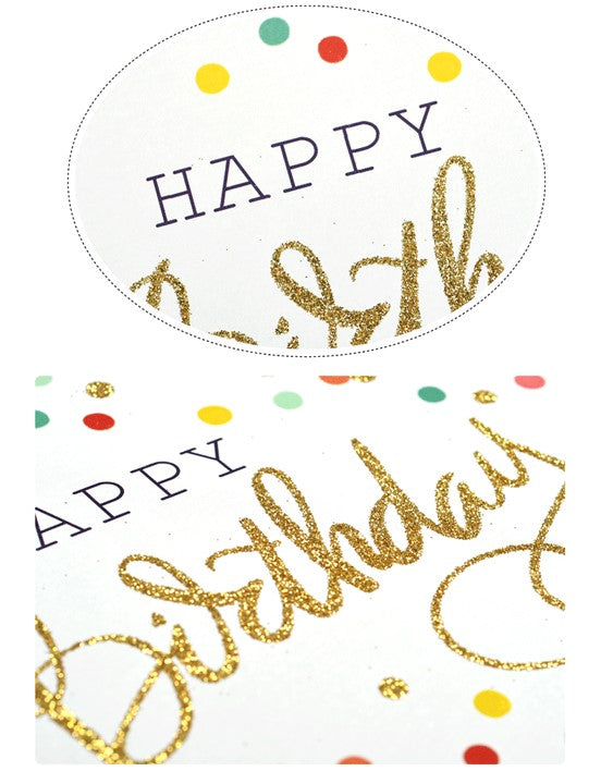 Happy Birthday Gift Card (Rainbow)