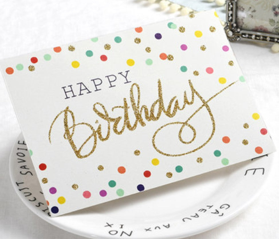 Happy Birthday Gift Card (Rainbow)