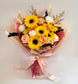 Sunflower Cheer Scented Soap Flower Bouquet