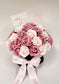 Sweet Pink Rose Soap Flowers Box