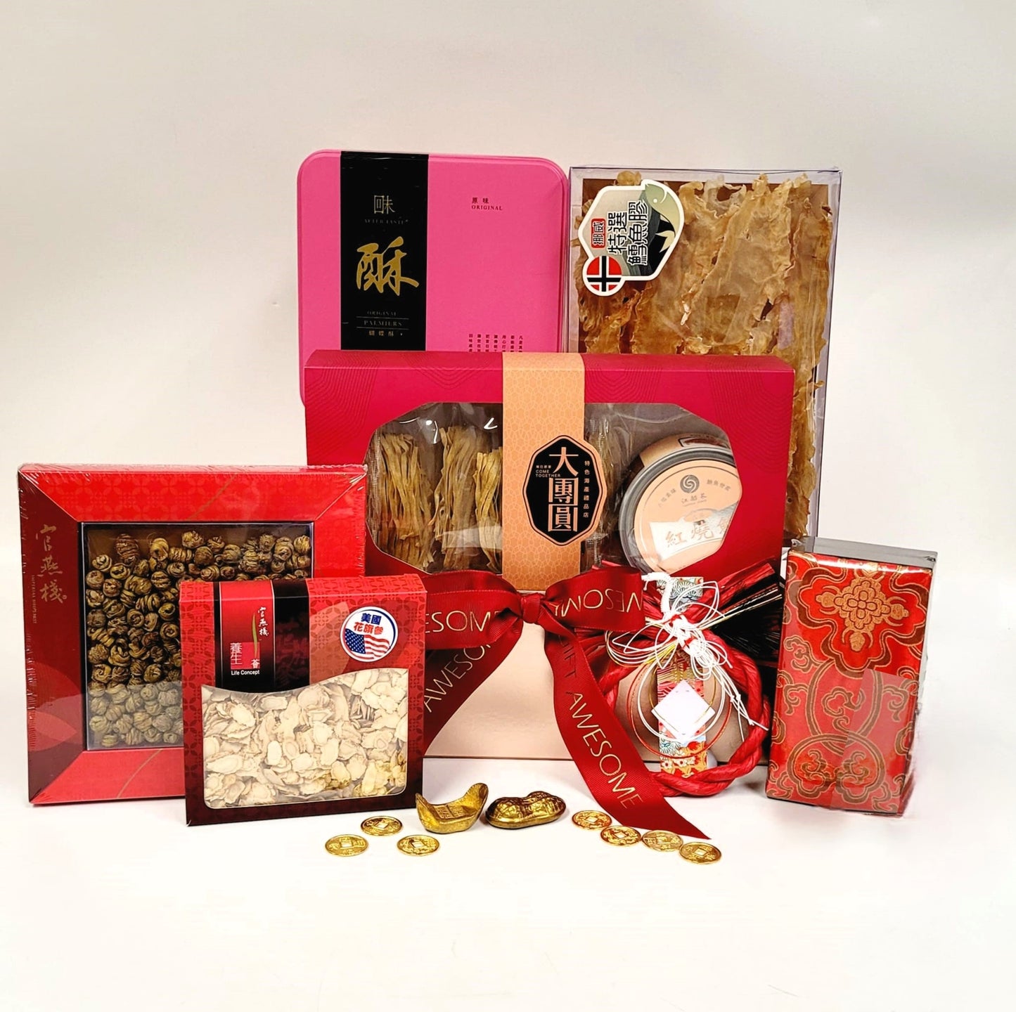 Rose Gold Festive Hamper with Tea