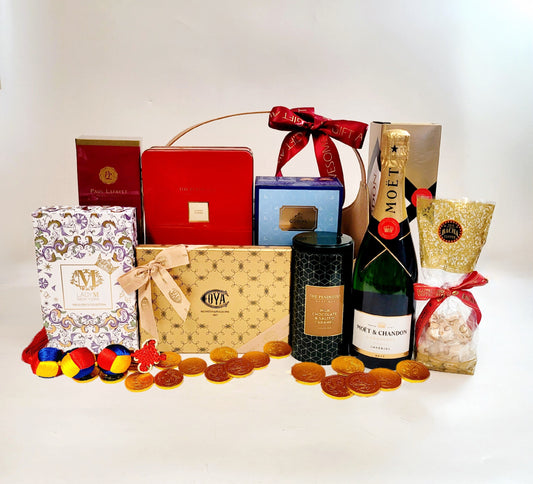 Golden Joy New Year Gift Hamper with Moet