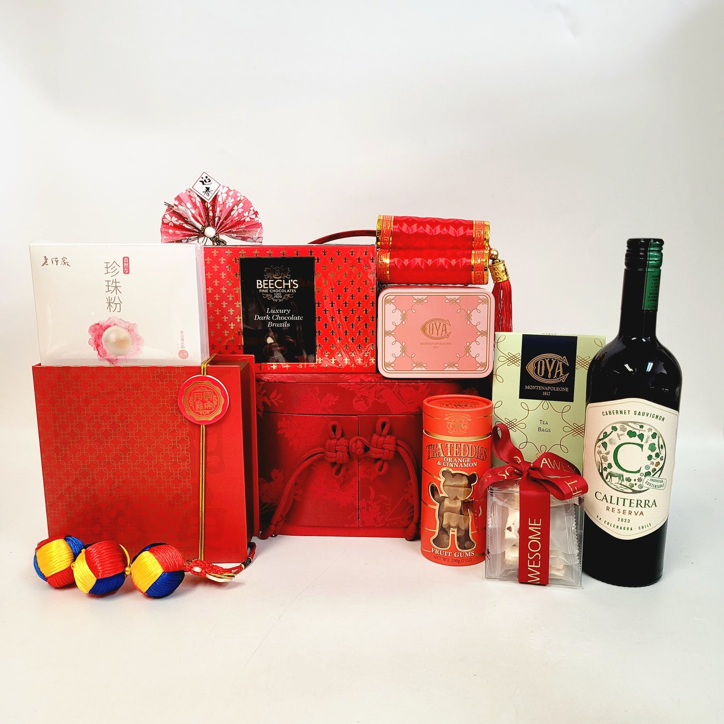 Fortune New Year Hamper with wine