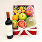 Grand Red Fruit Hamper with Wine