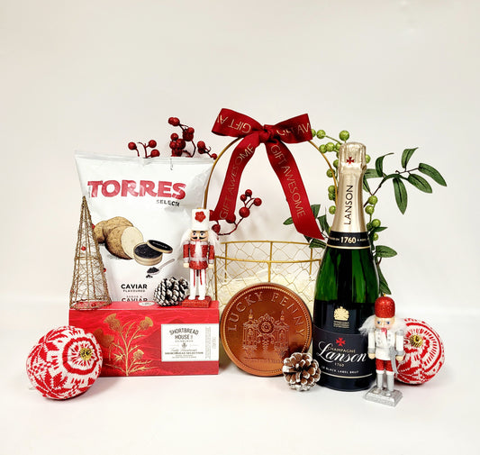 Joyful Moment Christmas Hamper with Wine