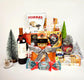 Deluxe Golden Orange Christmas Hamper with Wine