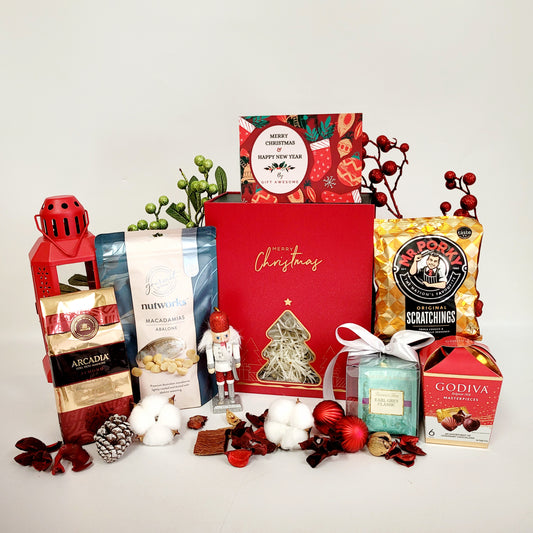 Red Tree Christmas Gift Box