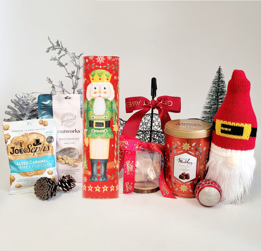 Merry Christmas Gift Basket with Juice