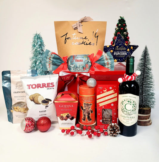 Good Wishes Gift Hamper with Red Wine