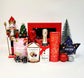 Festive Red Christmas Gift Box & Mini Lanson