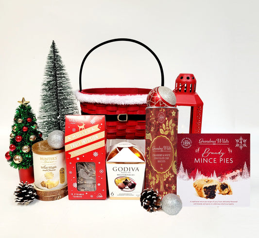 Santa Belt Christmas Basket