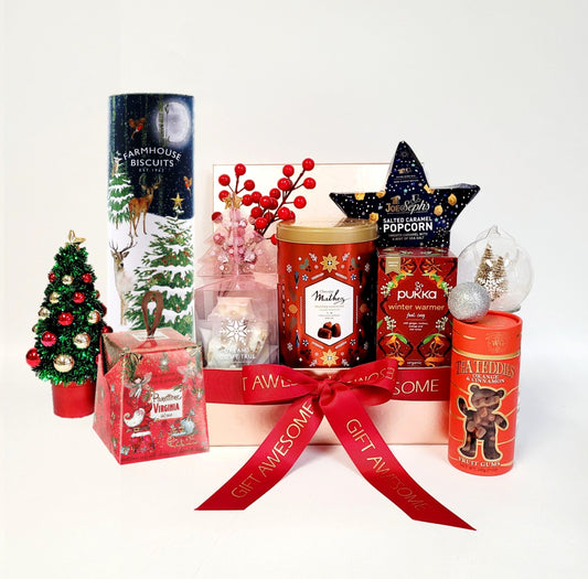 Rose Gold Merry Christmas Hamper