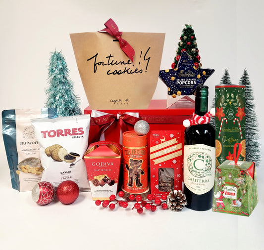 Good Wishes Gift Hamper with Red Wine