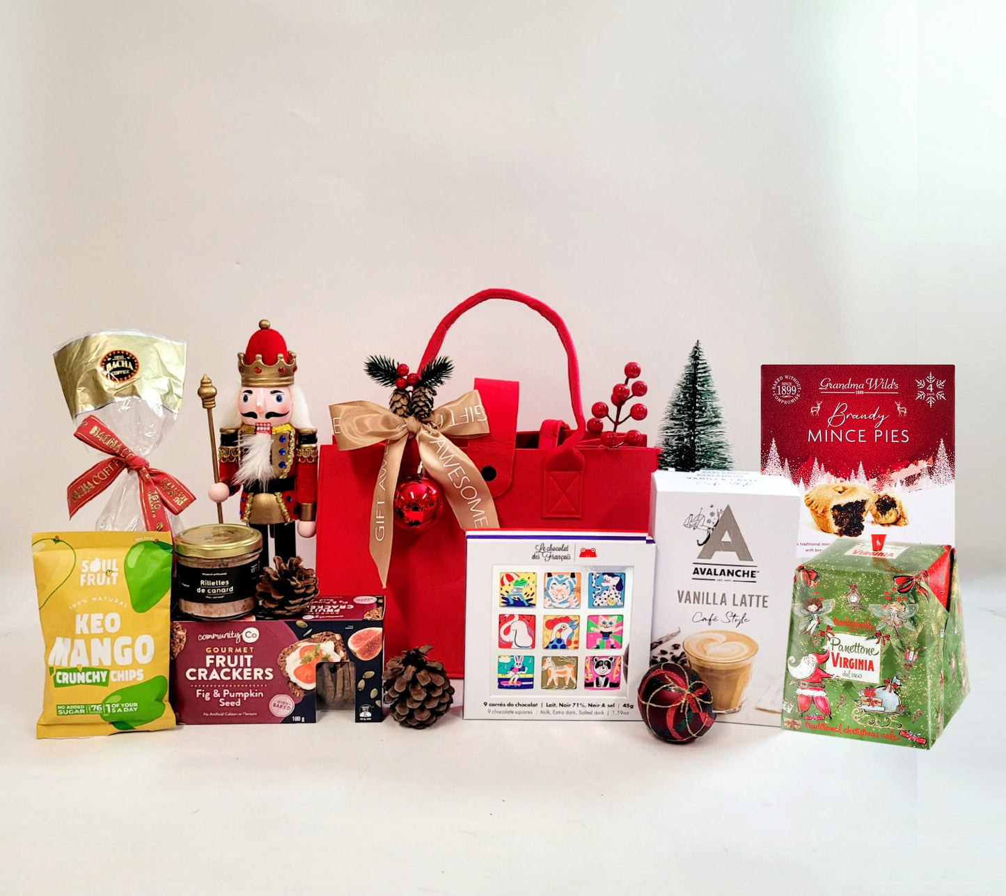 Christmas Blessing Red Gift Bag