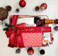 Leisure Time Christmas Gift Basket with Wine