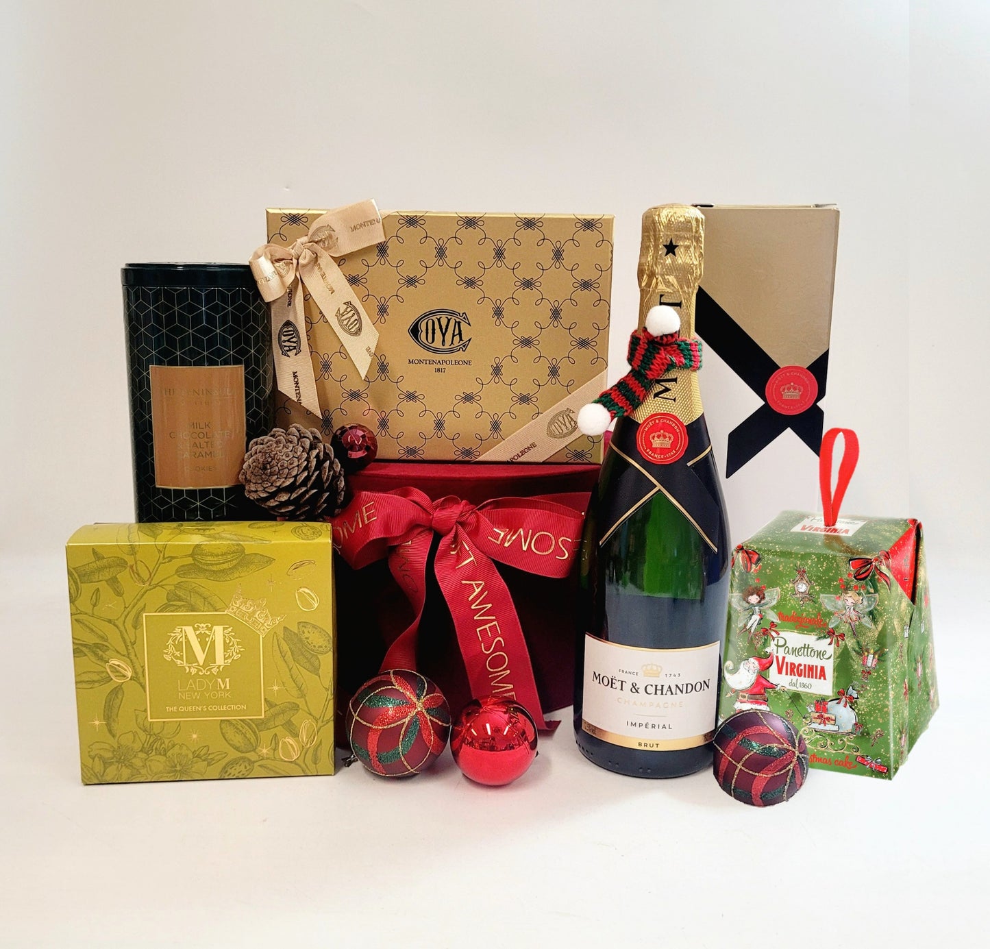 Joyful Christmas Gift Hamper with Moet