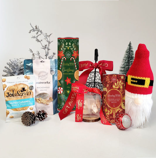 Merry Christmas Gift Basket with Juice