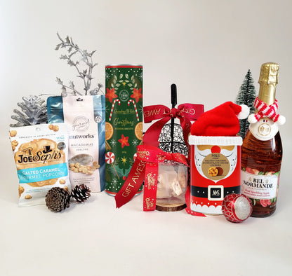 Merry Christmas Gift Basket with Juice