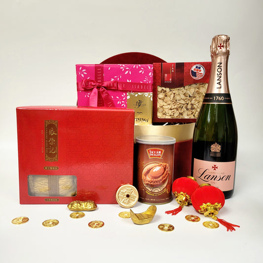 Festive Fortune with Lanson Rose Champagne 750ML