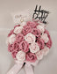 Sweet Pink Rose Soap Flowers Box