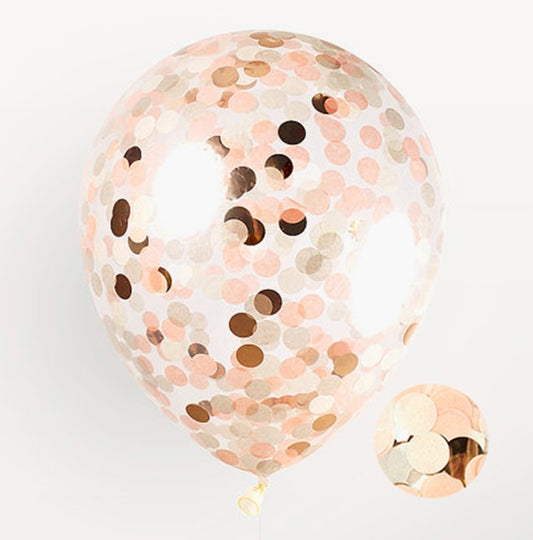 Rose Gold Shining Balloon Sets