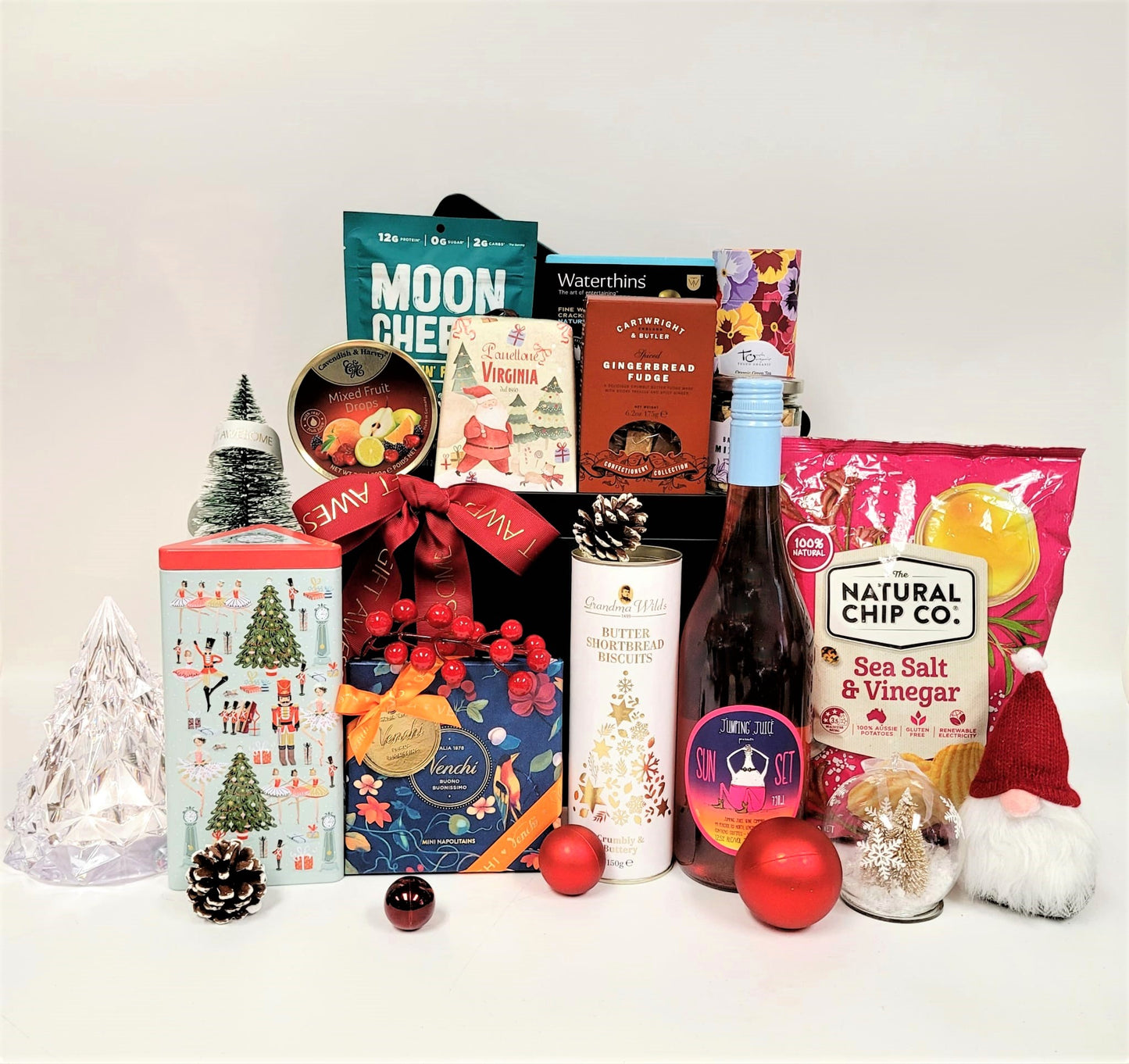 Happy Christmas Hamper with Jumping Juice Wine