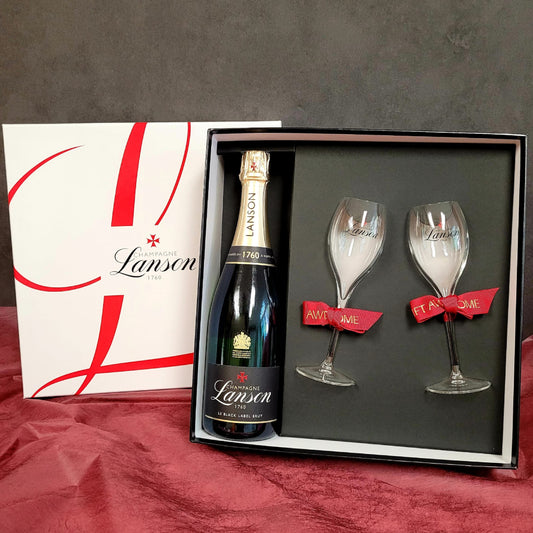 Lanson Black Label Champagne Gift Set