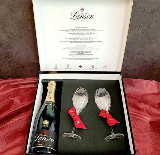 Lanson Black Label Champagne Gift Set
