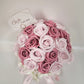 Love Pink Rose Bouquet Scented Soap Flower