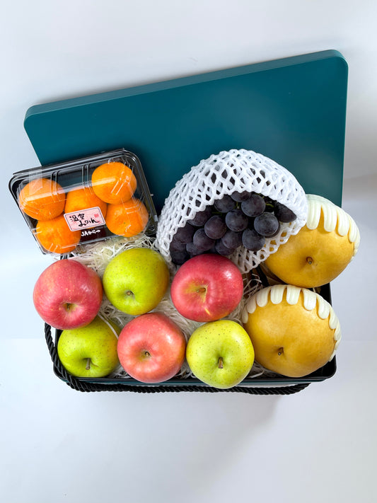 Luxury Green Fruit Hamper