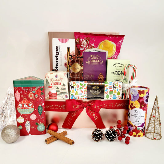 Rose Gold Happy Christmas Hamper